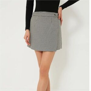 NWT CIAO LUCIA x Tuckernuck Black Tweed Luz Skirt Size 4